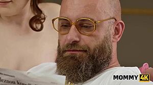 mommy4k blonde mature cougar milf with shaved pussy handjob natural tits nutting for nut