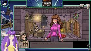 Watch the asian witch get her big tits fucked in silver trainer part 14!