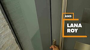 pov your wife shalina devine and babysitter lana roy pleasure your cock