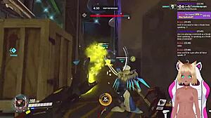 Vtuber Lewdneko Overwatch Spanking