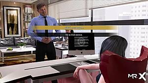 What color are my secretary's panties in fashion business episode 2 48?