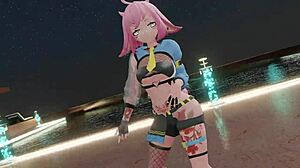 Hey, check out this spicy MMD strip tease with Aespa!