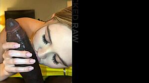 Blackedraw blonde Angie Faith rides massive BBC with passion