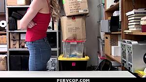 Shoplifter Teen Faces Harsh Punishment from Guard at Shop