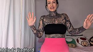 hey melody radford, how do those gym tights feel on your sexy curves in the bedroom?