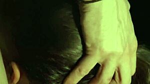 Amateur Lanreta gives sloppy blowjob with deep throat and gagging.