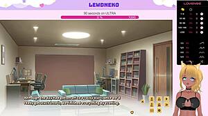 Vtuber Lewdneko plays Love Cubed part 4