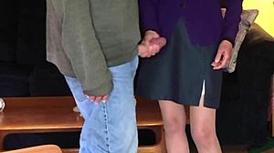 milf thanks neighbor with sex