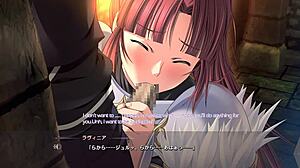 In the dungeon, character3 engages in intense scene3 action