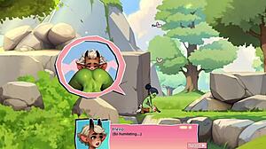 she says, 'this horny young orc is face-sitting the lucky boy in the game!'