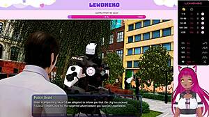 vtuber lewdneko plays harem hotel part 1 with intensity