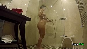 Goddess Sexydeas Enjoys Sultry Shower After Intense Fucking