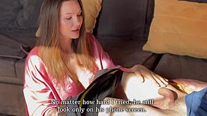 Lustful stepmother seduces stepson for intense anal and facial finish