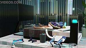 yuuka-san rides in cowgirl with big tits squirting.