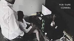 the secretary says, my boss gave me a massage, will his wife find out?