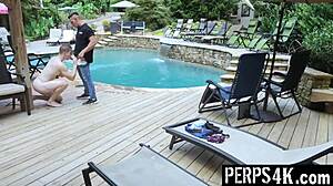 that boy getting punished with cum in his ass by the gay officer at work