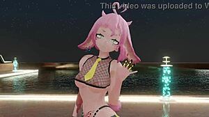Hey, check out this spicy MMD strip tease with Aespa!