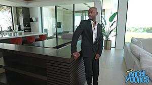 Hey, wanna see double blondes Angel Youngs and Kenzie Love ride BBC with Anton Harden?