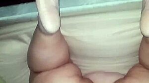 bbw milf fucks huge dildo in her ass