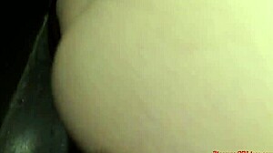 A Croatian couple’s adventurous anal and oral sex in a public restaurant