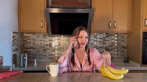 Lustful stepmother seduces stepson for intense anal and facial finish