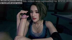 i love resident evil jill valentine cosplay handjob hentai ai generated