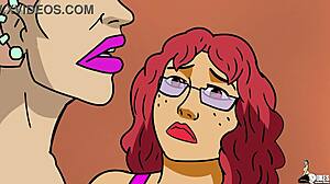 PAWG स्ट्रिपर का दिल धड़काने वाली मुसीबत