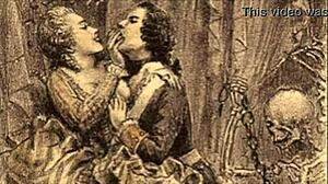 Vintage Erotic Cartoon Illustration Of Antique Anime Hentai