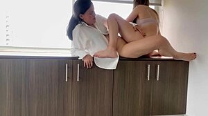 Don't Leave Me Alone on Valentine's! Sister-in-Law Fingers My Wet Pussy to Orgasm.