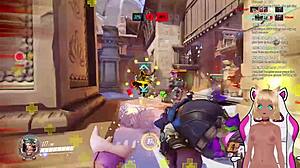 i'm lewdneko, playin overwatch and gettin spanked by that big guy part 1, oops i mean spanked hard.