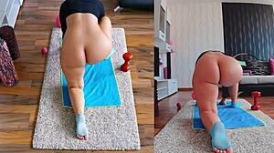 Naughty and Naked! Dual Cam Yoga to Get You Pumped!