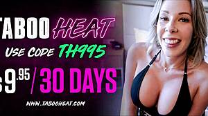 Sneaky sex during game night with my step mom's sister! Nikki Brooks in Taboo Heat with Luke Longly!