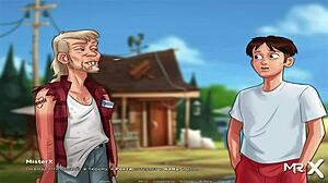 Summertimesaga - Don't barge in if the barn shakes with wild hentai action