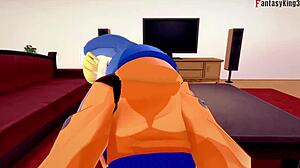 Wattson From Apex Legends Has Sex In 3d Cartoon Fantasy