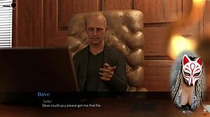 the office 1 - sexy secretary with huge boobs playful fox