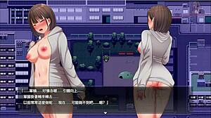 night walk exposure bondage play in park