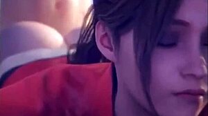 best claire redfield scenes compilation 2024