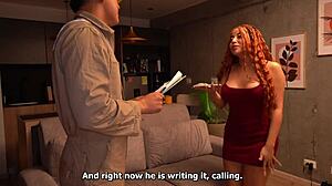 housewife celeste alba seduces a public worker with her big boobs - unexpected ending