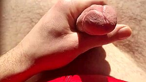 Edging from flaccid and playing with precum!