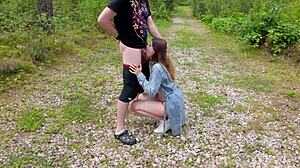 Fucked on car hood for Lyft payment