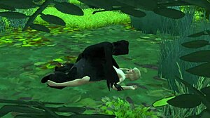 Scream 1996 intro remade in Sims 4 Halloween style