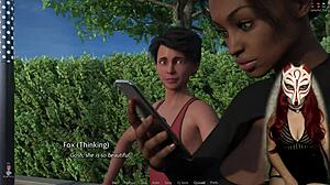 golden boy ep 6 with mommy handjob on big cock outdoor