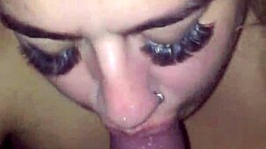 Can this blonde BBW handle a sloppy session with a massive BBC?