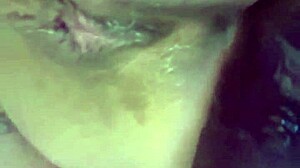 Tattooed Amateur Teases Tight Pussy with Vibrator Until Orgasm