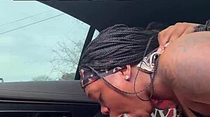 Ebony Milf Sloppily Sucks Big Black Cock For Air Forces