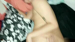 Horny Stepsister Rides Reverse Cowgirl on Her Stepbrother in Steamy Homemade Clip.