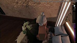 Hot Girl Fucked Through Ripped Jeans by Monster Cock.