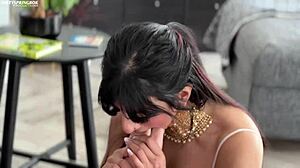 Pakistani party girls eagerly suck and lick their friend's feet