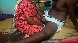 Indian aunty gets steamy with step boyfriend. So hot!