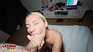 I’m nervous but Sofia, 18-year-old Latina, nails tight pussy casting